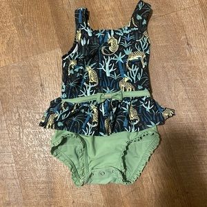 Ruffle Butts Jungle Swimsuit, Toddler